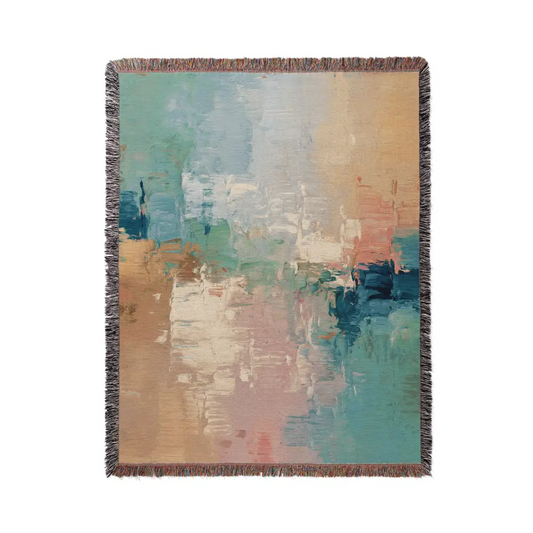 Abstract Painting Personalized Woven Blanket