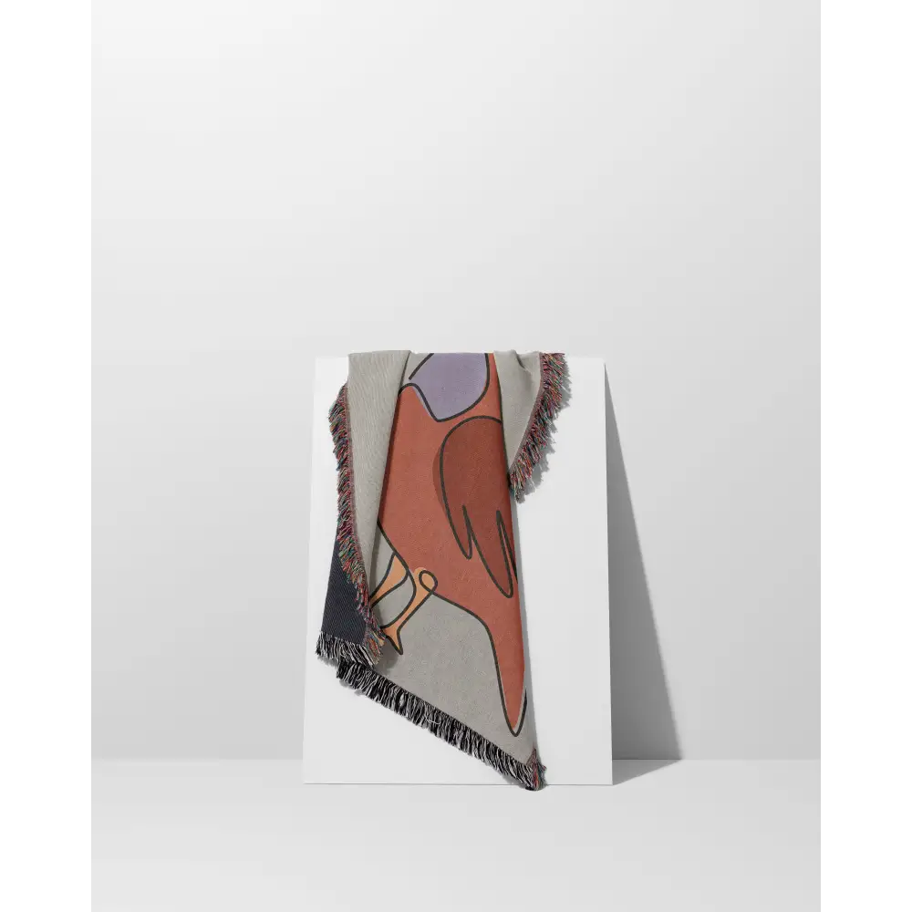 Abstract Quail Personalized Woven Blanket