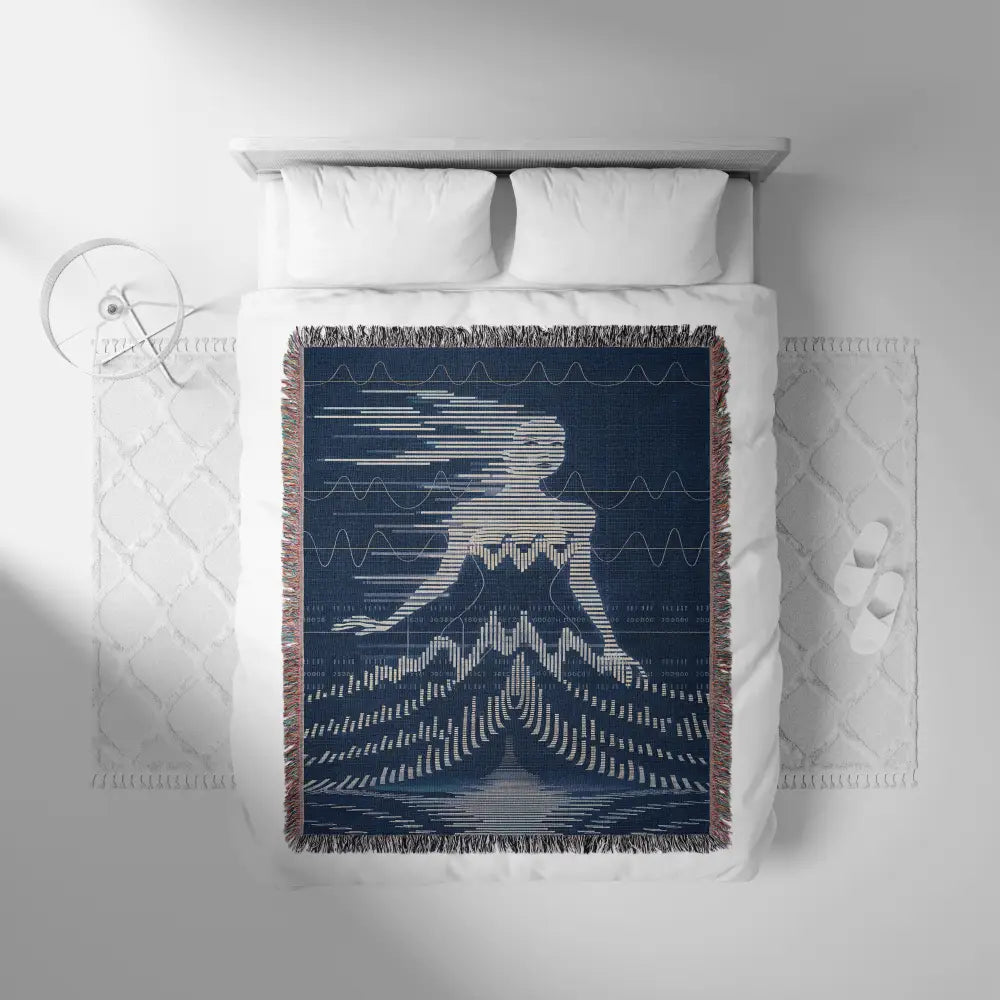 Audio Signatures Personalized Woven Blanket