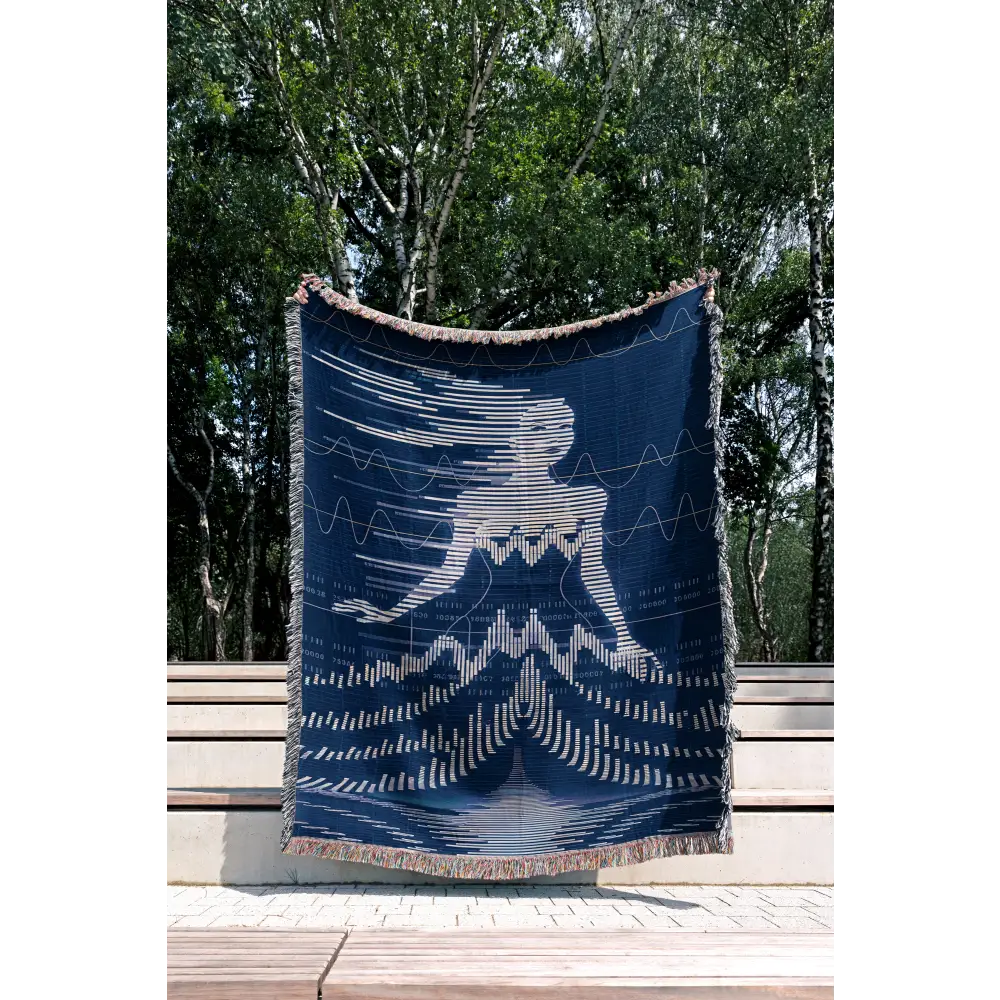 Audio Signatures Personalized Woven Blanket