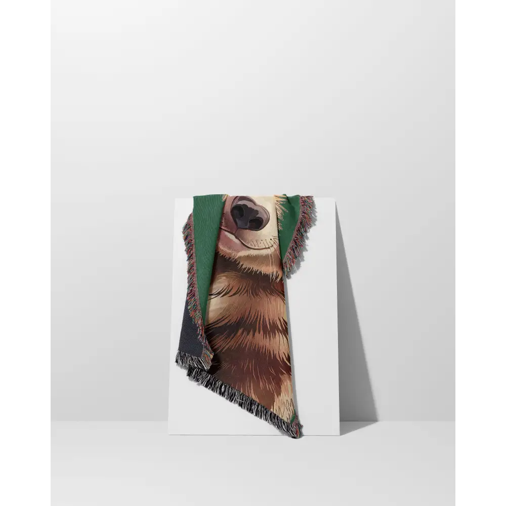 Baby Bear Personalized Woven Blanket