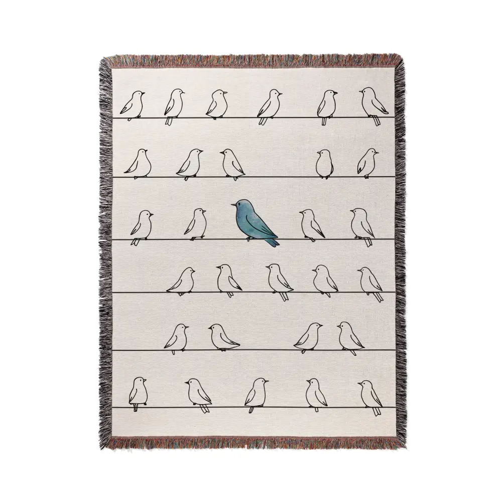 birds-on-wire-personalized-woven-blanket