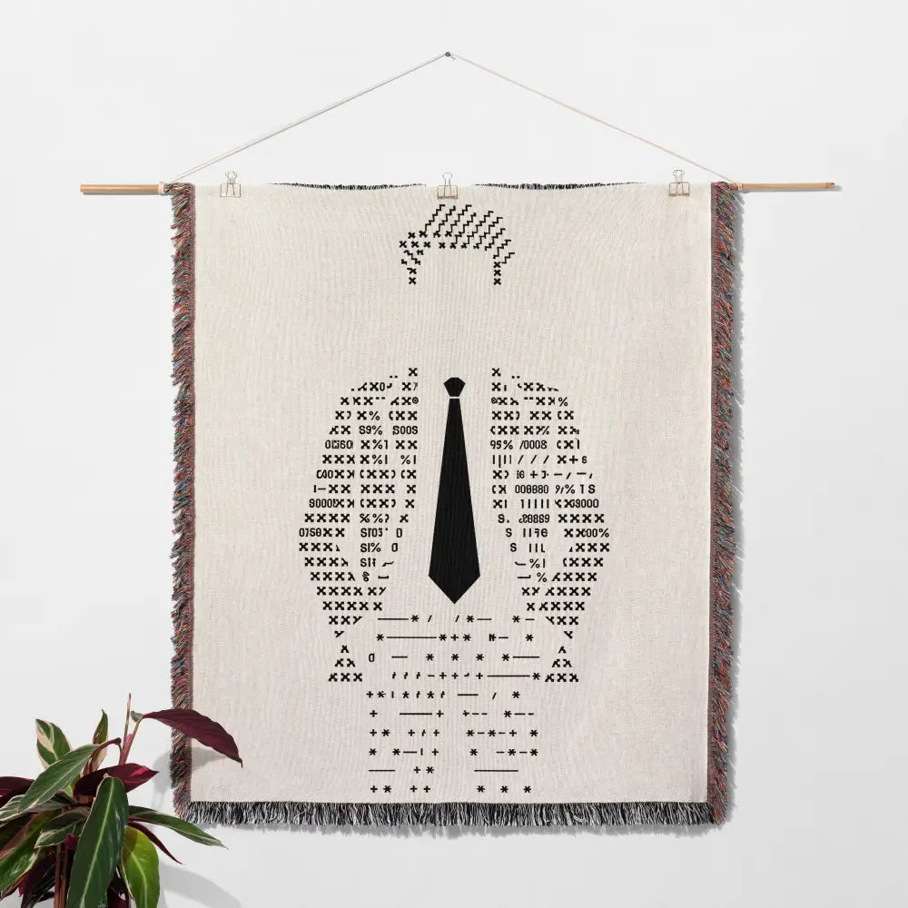 Coded Guy Personalized Woven Blanket