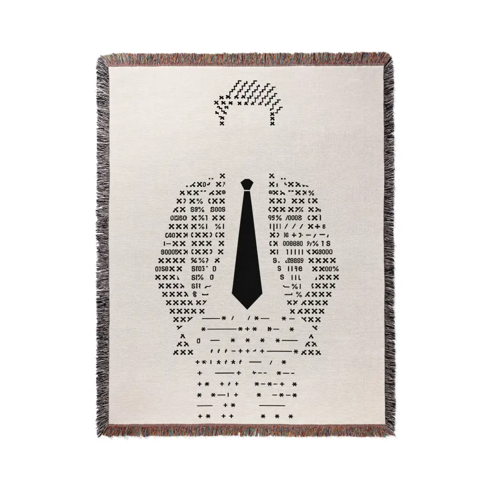 Coded Guy Personalized Woven Blanket