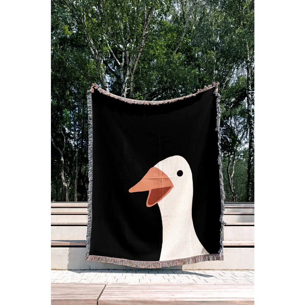 Duck Personalized Woven Blanket