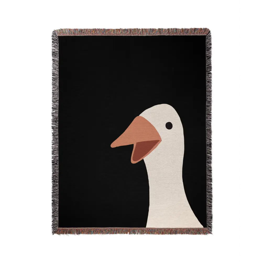 Duck Personalized Woven Blanket