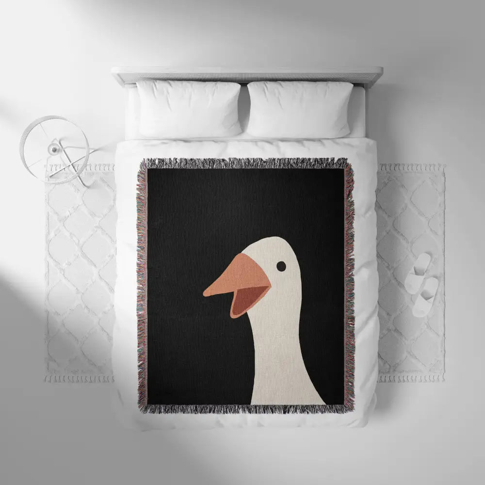 Duck Personalized Woven Blanket