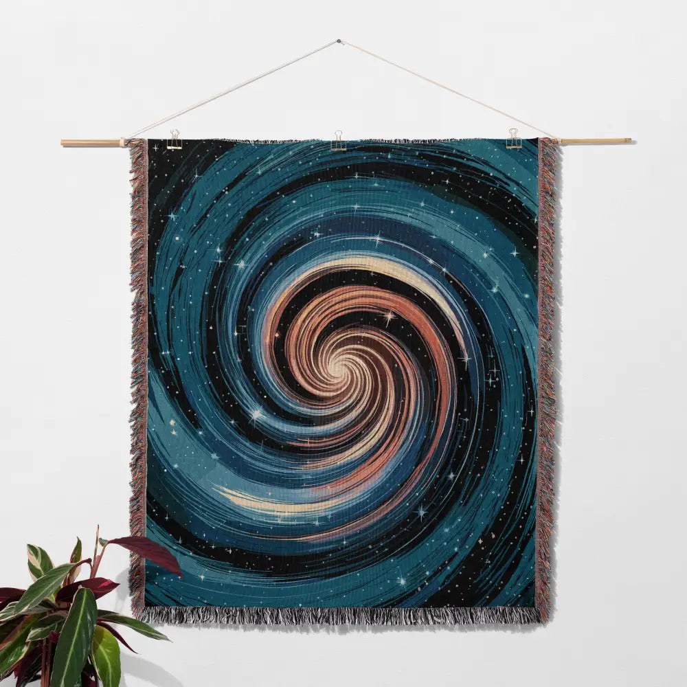 Galaxy Personalized Woven Blanket