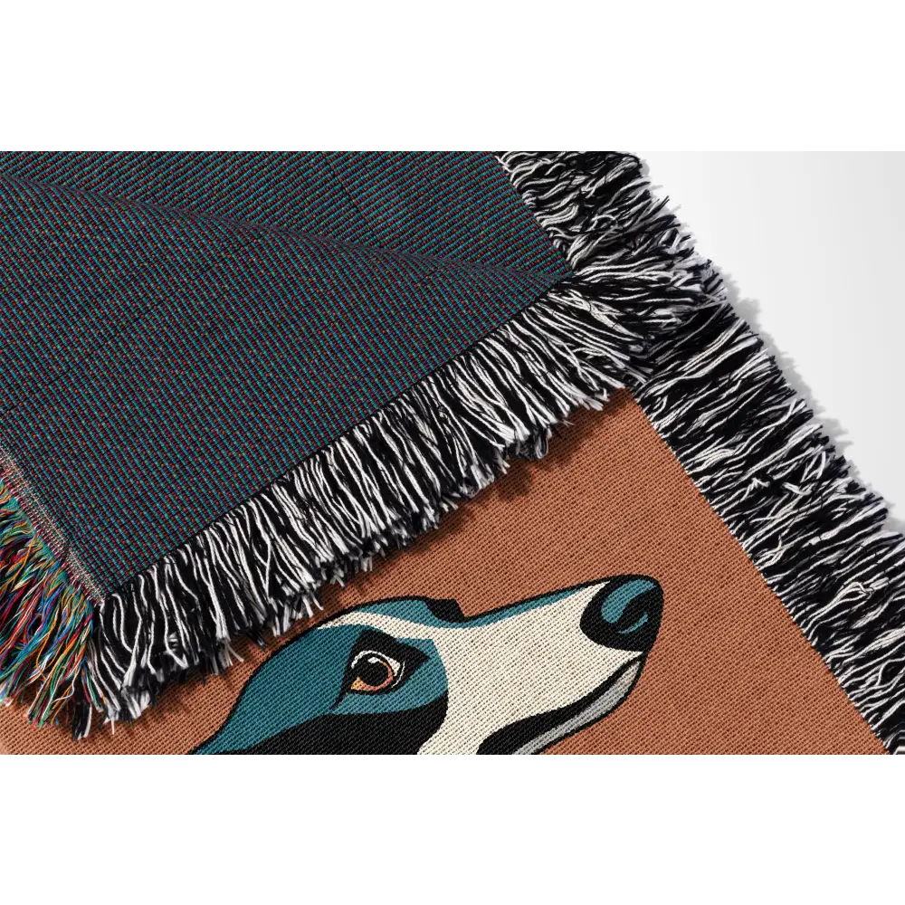 Greyhound Personalized Woven Blanket