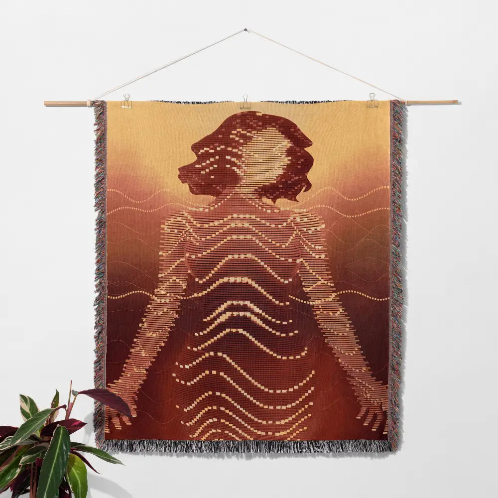 Mathematical Beauty Personalized Woven Blanket