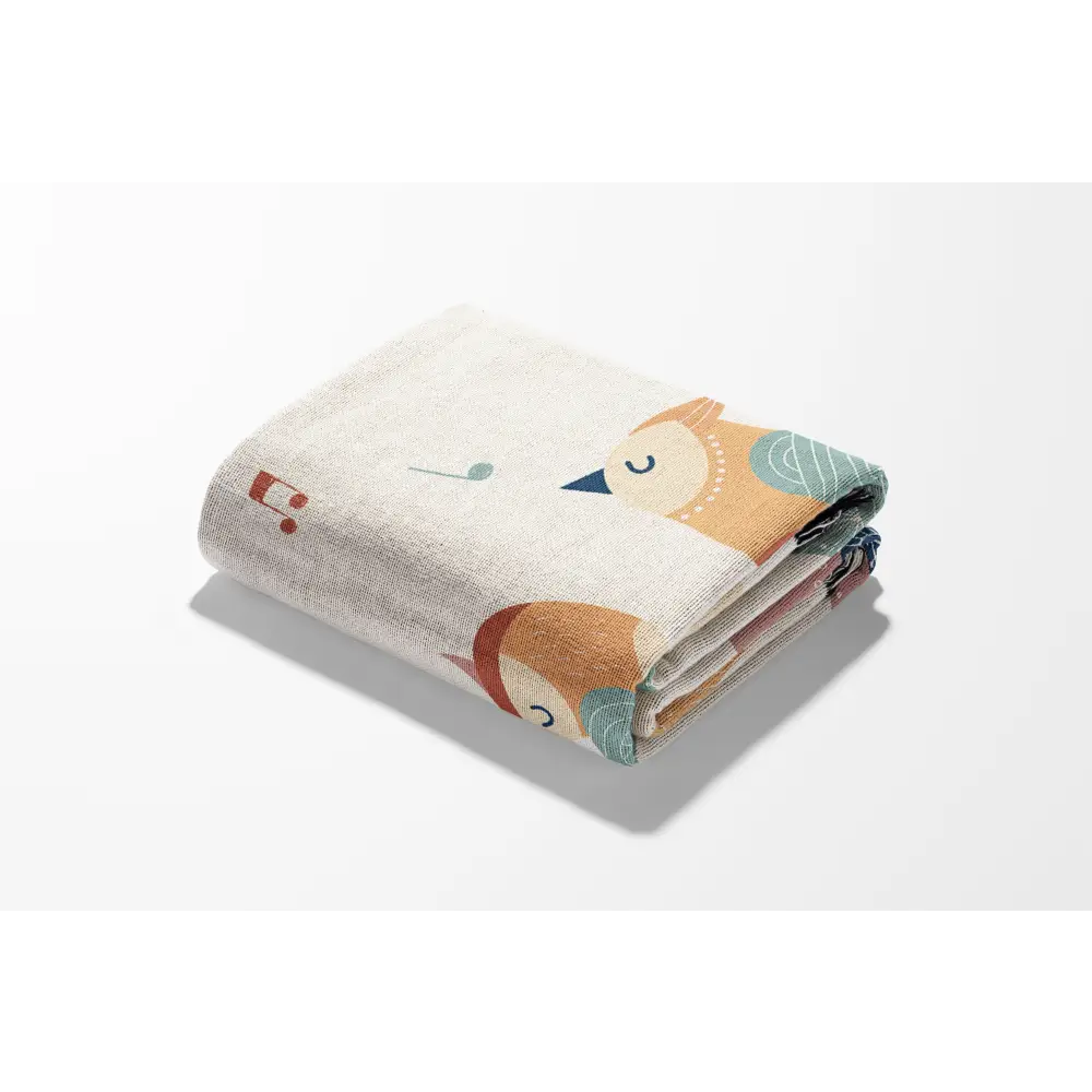 Singing Birds Personalized Woven Blanket