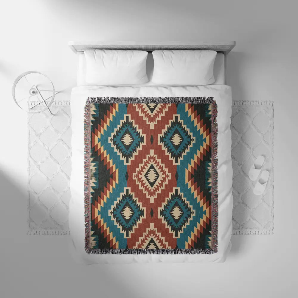 Southwest Design Personalized Woven Blanket