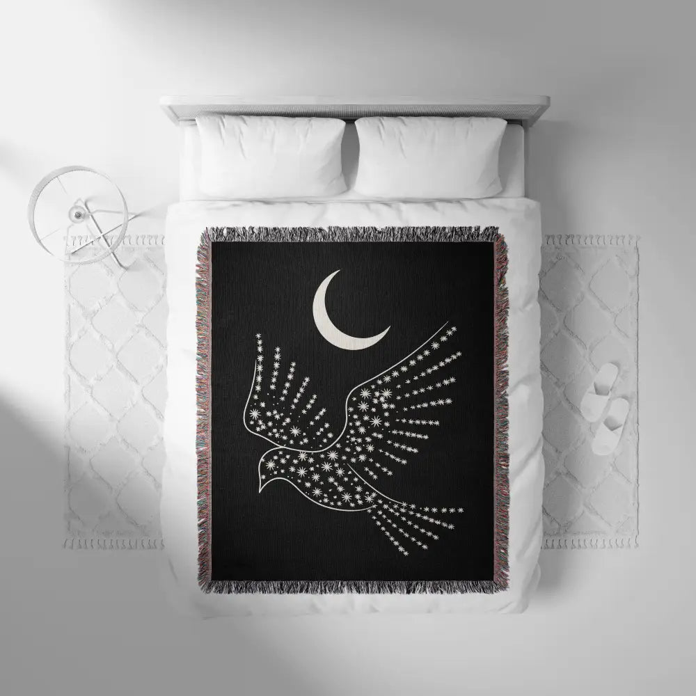 Star Bird Personalized Woven Blanket