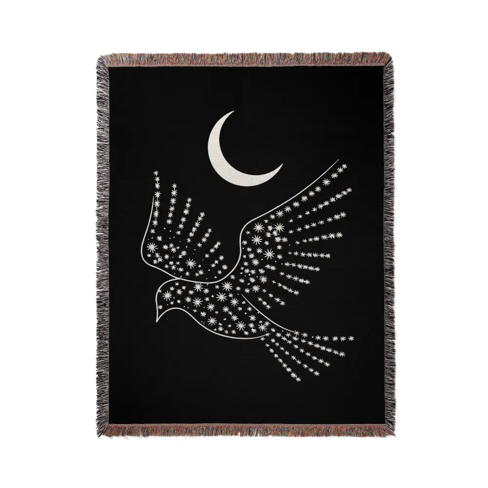 Star Bird Personalized Woven Blanket