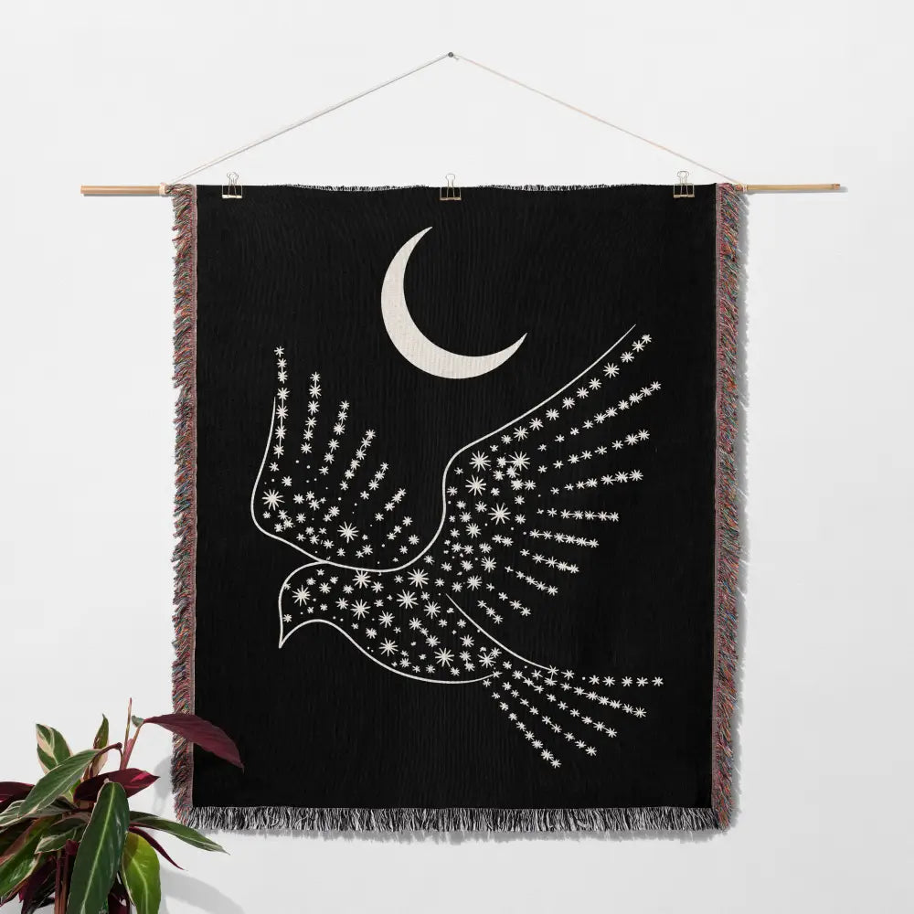 Star Bird Personalized Woven Blanket