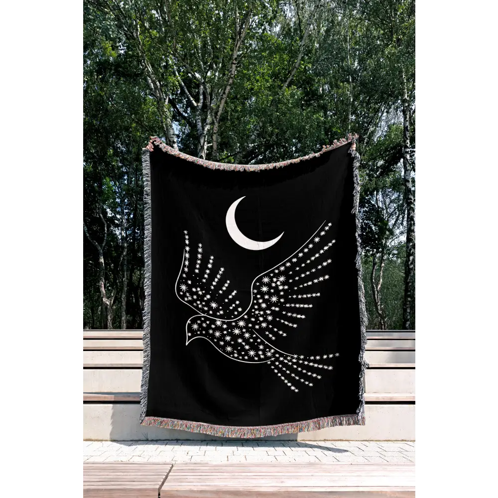 Star Bird Personalized Woven Blanket