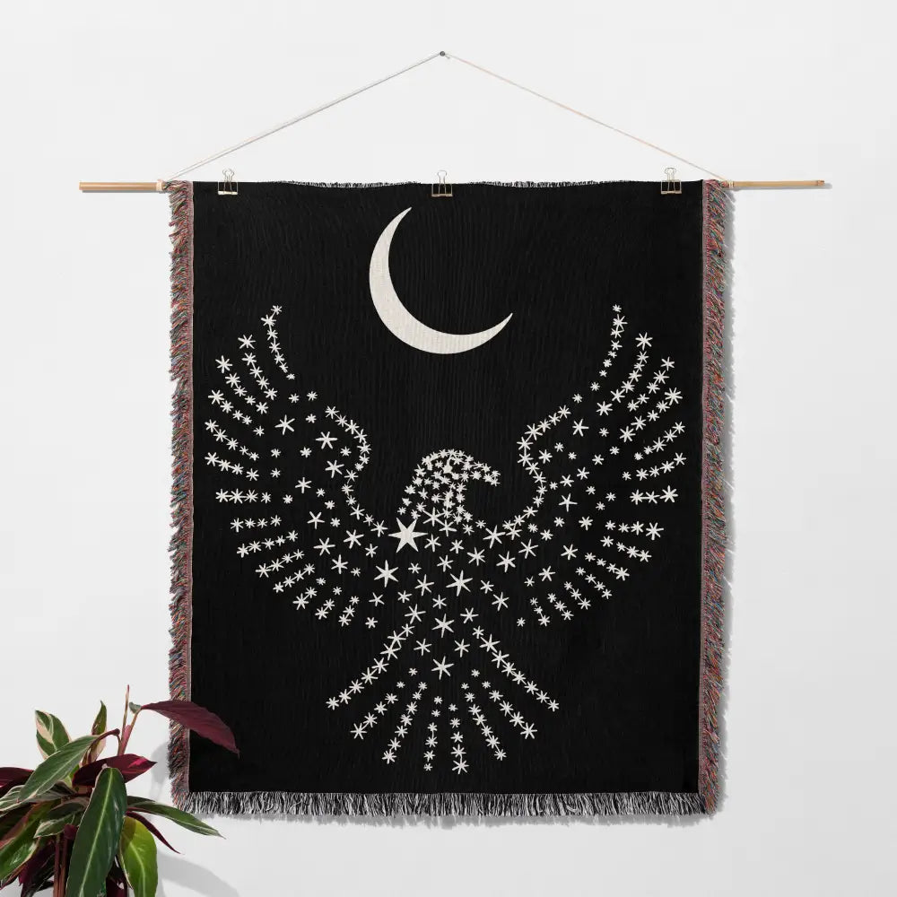 Star Eagle Personalized Woven Blanket