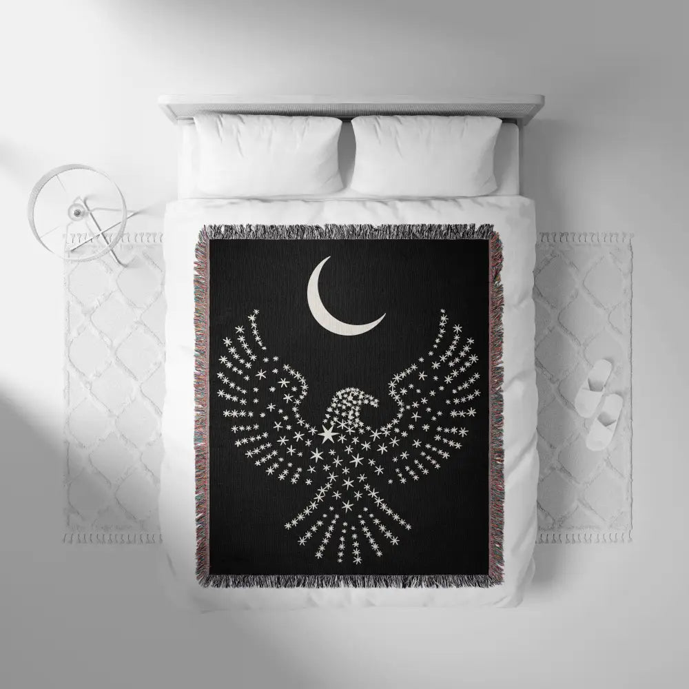 Star Eagle Personalized Woven Blanket