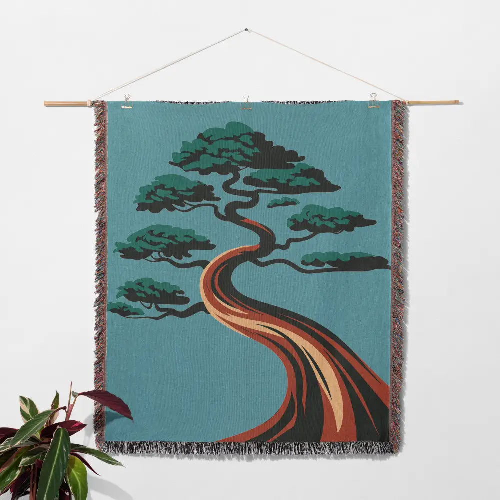 Tree Personalized Woven Blanket