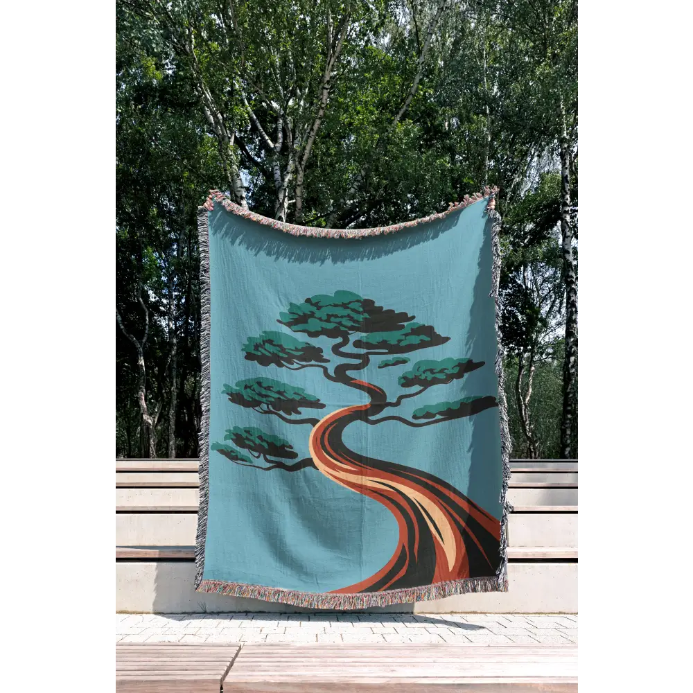 Tree Personalized Woven Blanket