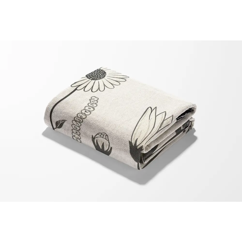 Wild Flowers Personalized Woven Blanket